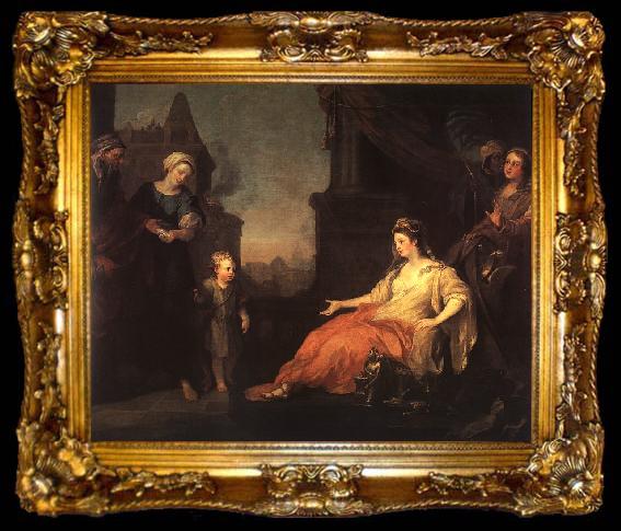 framed  William Hogarth 1729-30 Metropolitan Museum of Art, New York, ta009-2